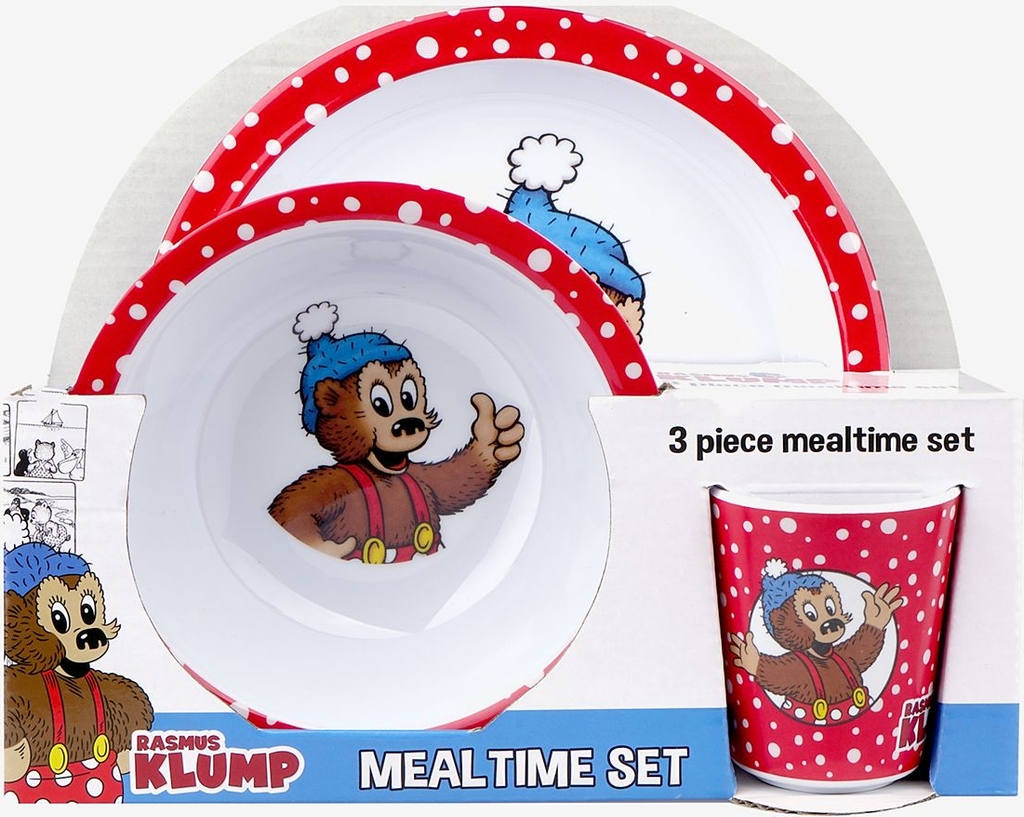 RASMUS KLUMP Rasmus Klump - 3 Pcs Mealtime Set |Multi/patterned |One Size