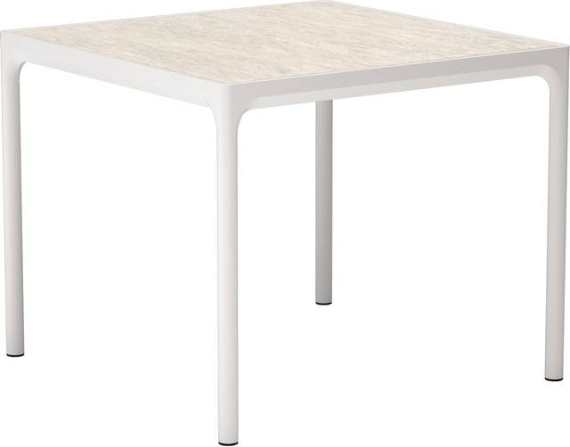Houe Four Ceramic Table Havebord 90x90 cm Muted White