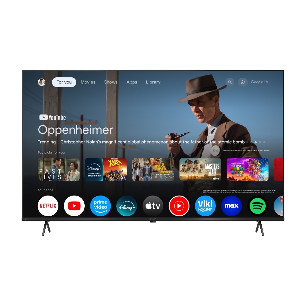 sharp 55" 4k led tv 55hl4465e