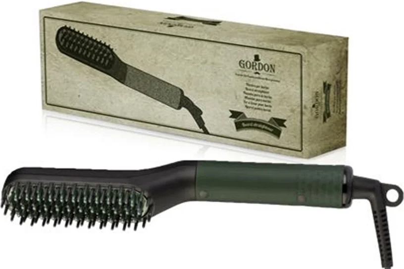 Gordon Straightener brush Beard Straightener grøn B113