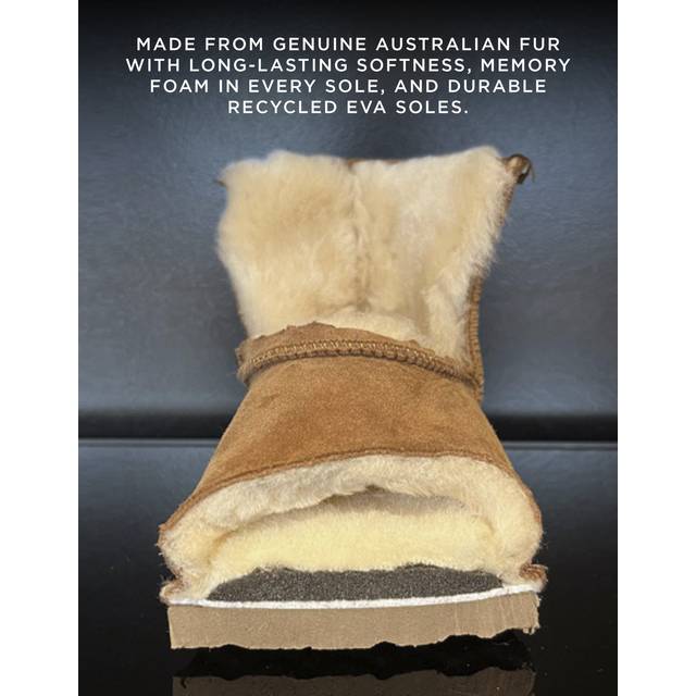rwbrisbane shearling slippers embro - inneskor