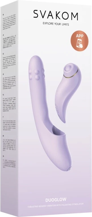 SVAKOM Vibrator DuoGlow 2-in-1 toy