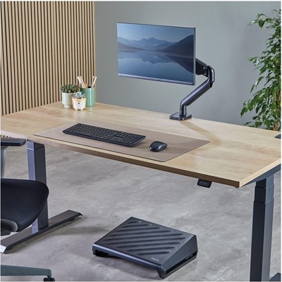 Fellowes Breyta desk mat - 80 x 40 cm - rubber - sand