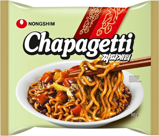 nongshim koreanske chapagetti instant nudler