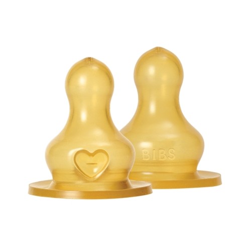 bottle nipple latex medium flow 2-pak