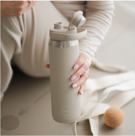 aya&ida sportsflaske cream beige 700 ml