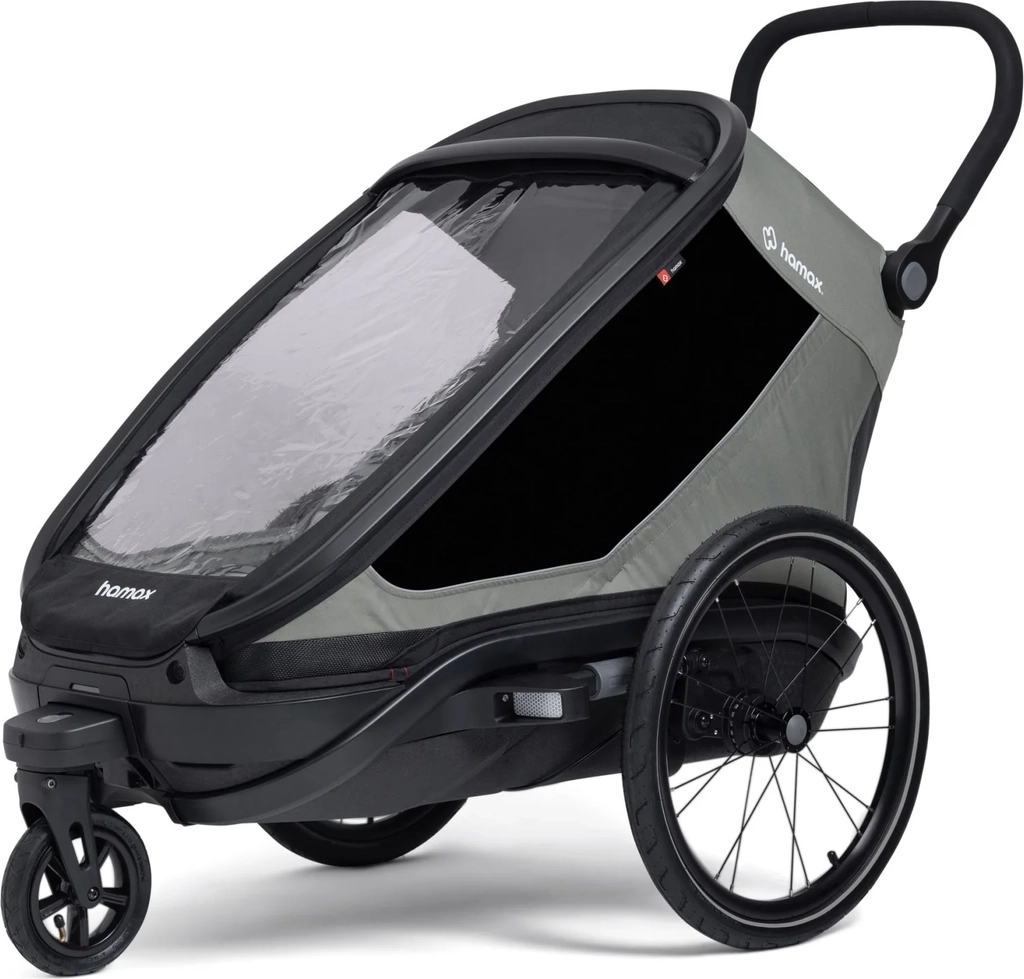 Hamax Cykelanhænger Outback Next Enkelt Green/Black