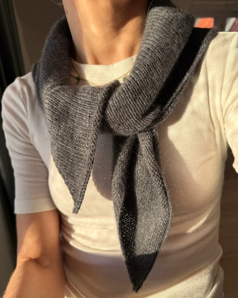 uma scarf petiteknit - udprintet opskrift