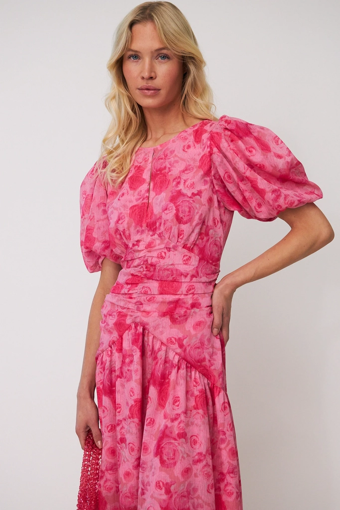elaine dress - maxikjoler - pink