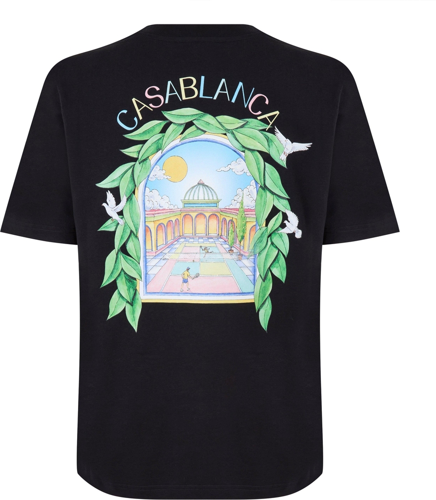 men's graphic cotton l'arche tennis club t-shirt