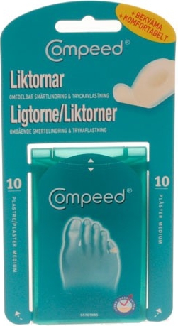 Ligtorn plaster medium - 10 stk - Compeed