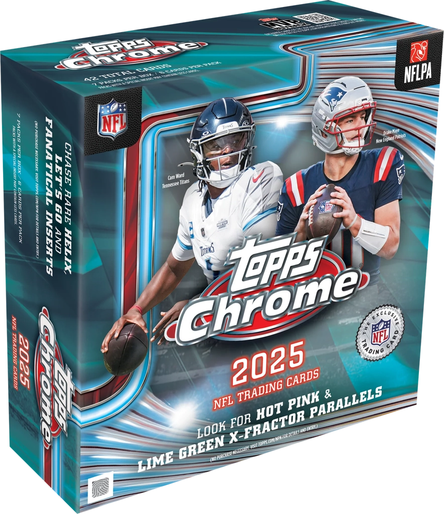 Topps Chrome NFL Football 2025 Mega Box