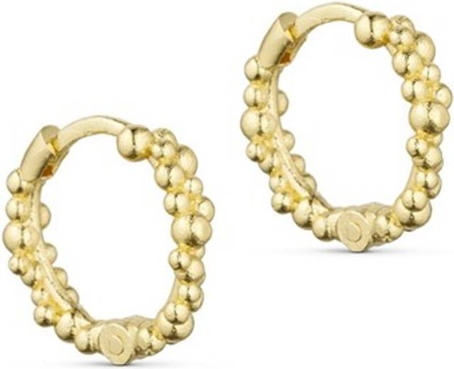 chloe hoops - 24k guldbelagt