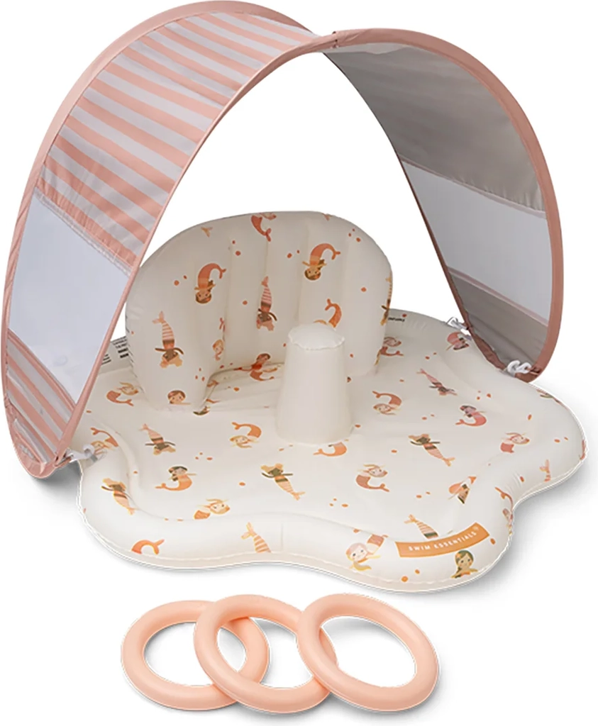 Swim Essentials Baby Plaskpool Med Solskydd - Mermaid Bubbles