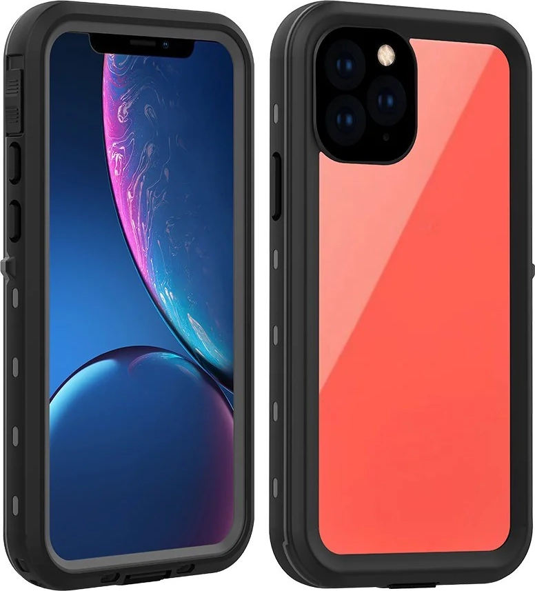iPhone 11 Pro Redpepper IP68 Vandtæt Case - Sort / Gennemsigtig