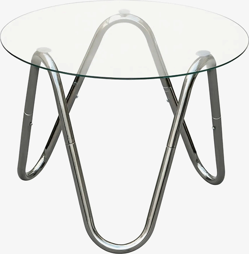 Leitmotiv Side Tabel Ventana Round - Silver - Ø 50 CM