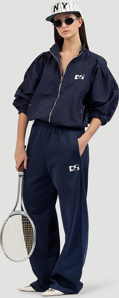 wide-leg trackpants