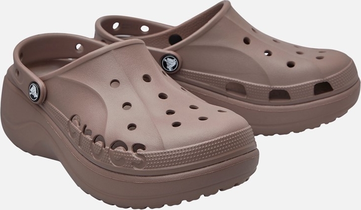 Crocs Baya Platform Clogs Truffle - Women