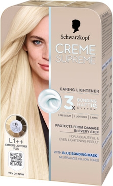 schwarzkopf creme supreme l1++ extreme lightener plus