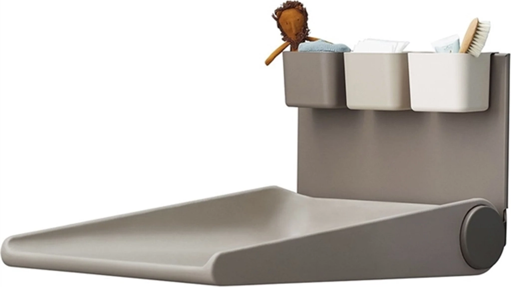 leander wally væghængt puslebord cappuccino