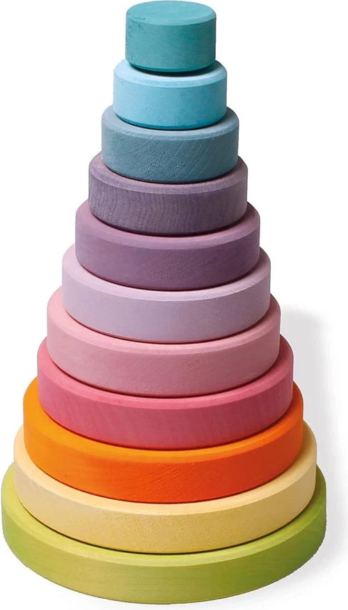 stacking tower - pastel