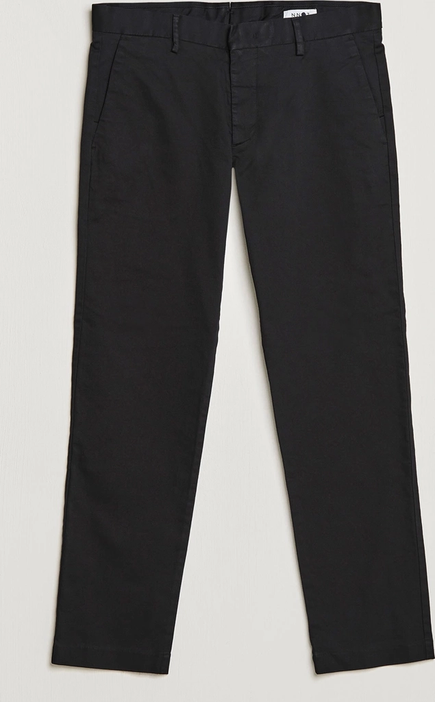 nn07 theo regular fit stretch chinos black