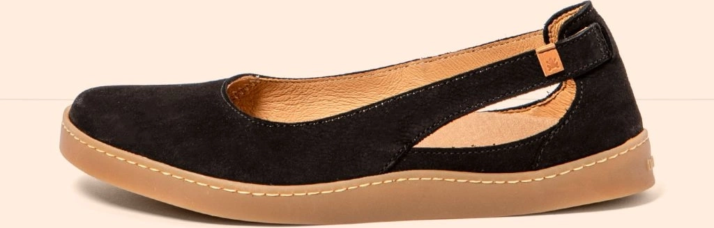 El Naturalista Lædersko N5906 Origen Barefoot Mary Janes - Sort