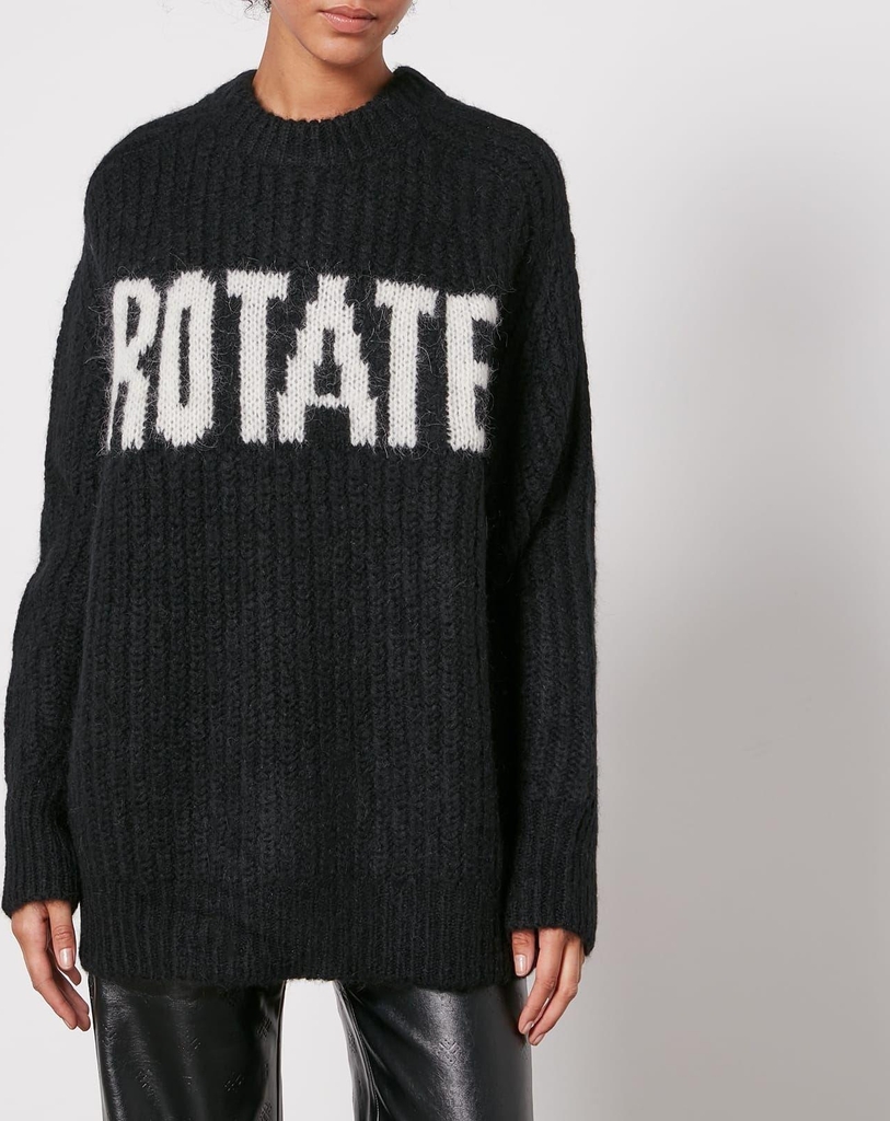 rotate birger christensen oversized knit jumper