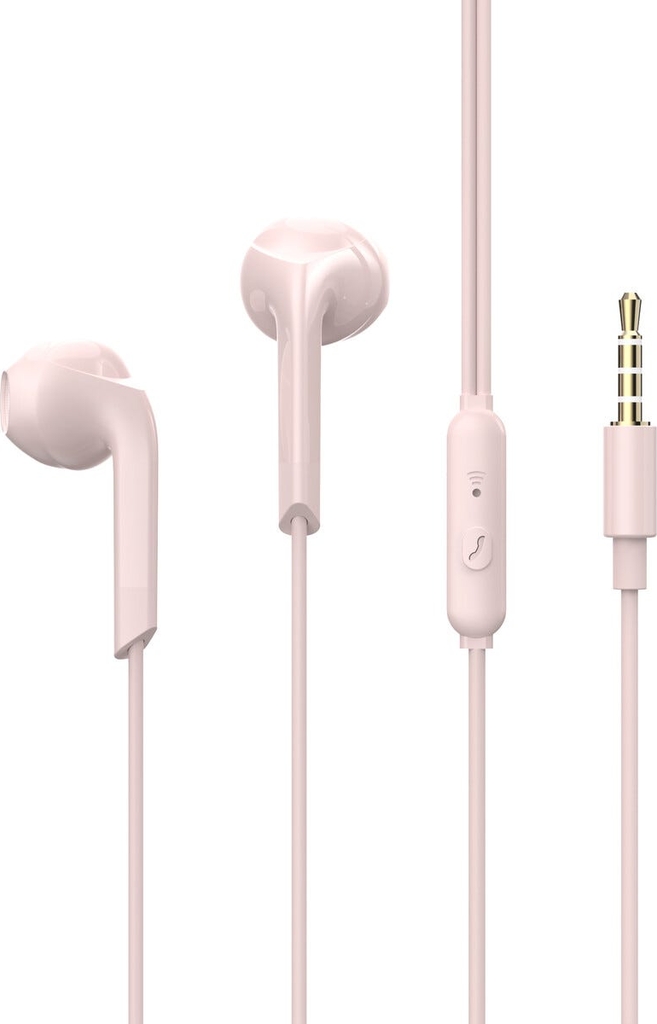 Exibel Kablede In-Ear Høretelefoner 3.5mm Lyserød