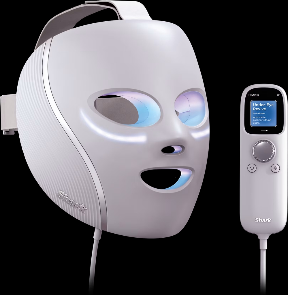 shark cryoglow køling under øjnene + led-maske – kølig lilla [fw312eupl]