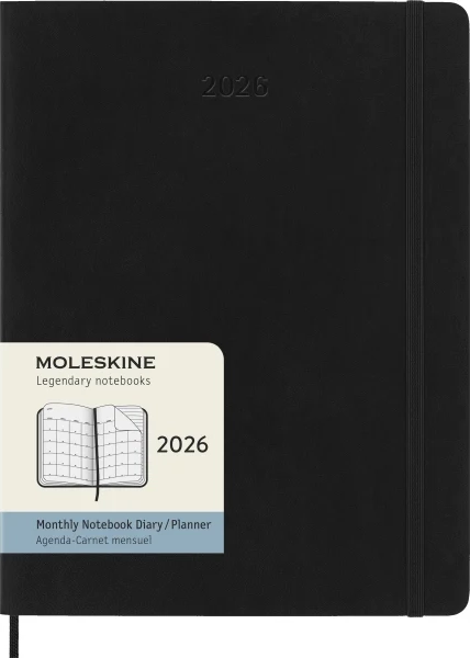 Moleskine Black Soft Cover 2027