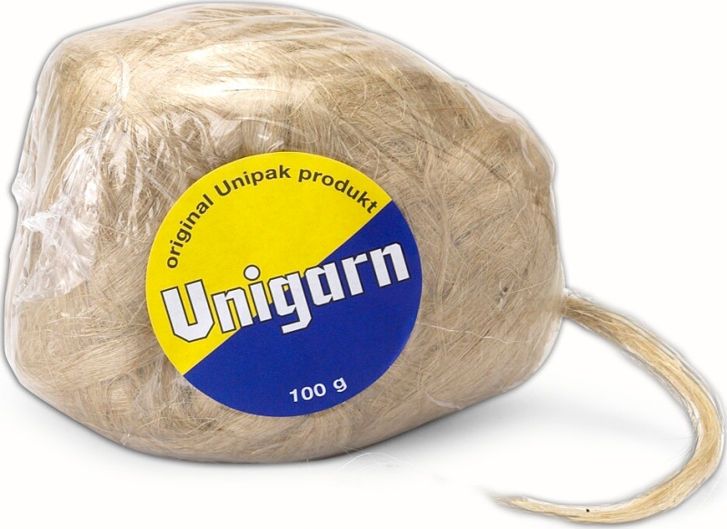 Unigarn, heglet pakgarn, nøgle, 100 g