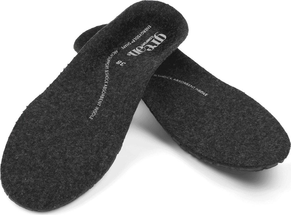 Green Comfort - 39 - EnergySole™ Shape m. uld – 4,5 mm (Dame) - BLACK - Black