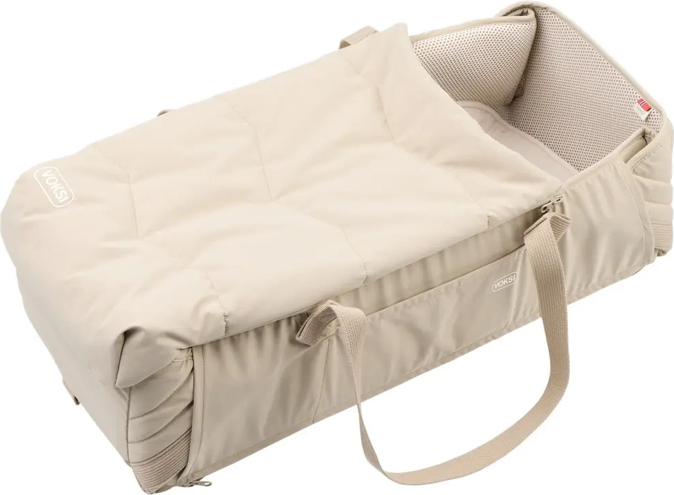 voksi carry me babylift seashell sand