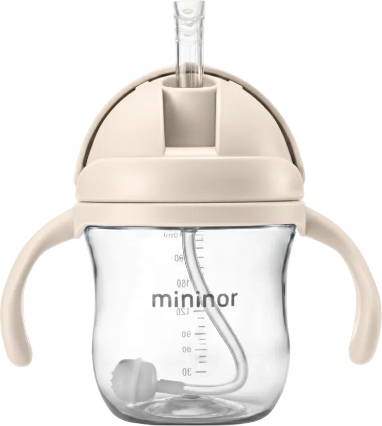 Mininor Sugrörskopp Tritan 220 ml