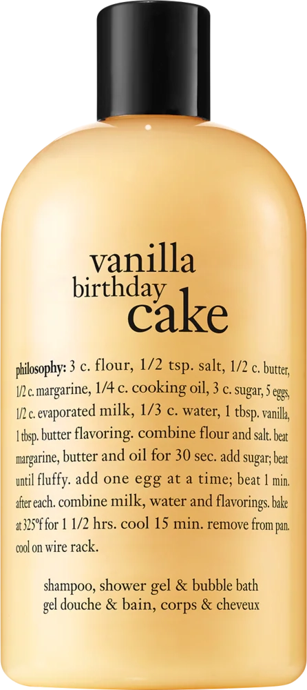 philosophy vanilla birthday cake shower gel
