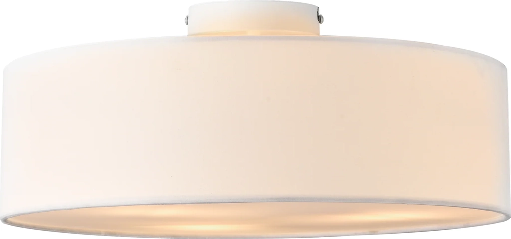 [lux.pro]® loftlampe omaha-ø45cm-plast, tekstil-3xe27,max.60w-230v, 50hz-i forskellige farver