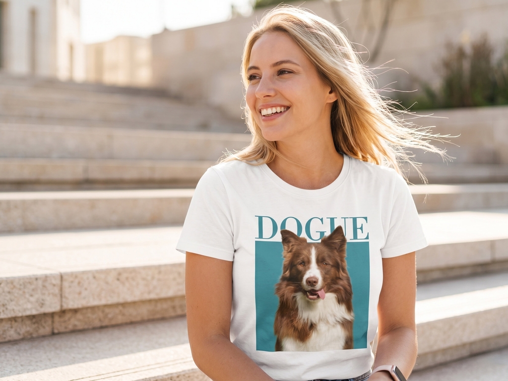 Coolstuff T-Shirt Med Foto - Hund