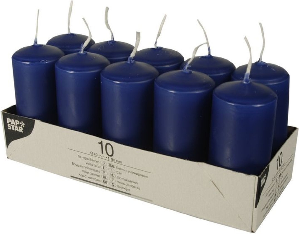 bloklys navy blå