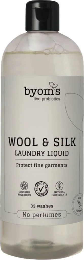 wool & silk | probiotic laundry liquid | silk extract | no perfumes