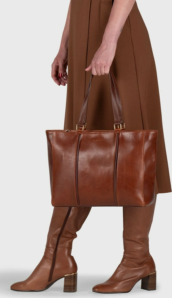 fine florence 13.3 inch - håndtasker - cognac