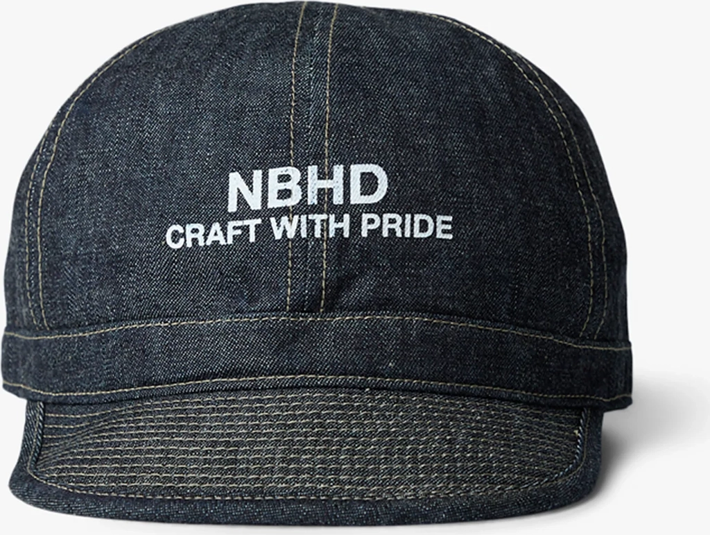 denim utilitty cap in indigo