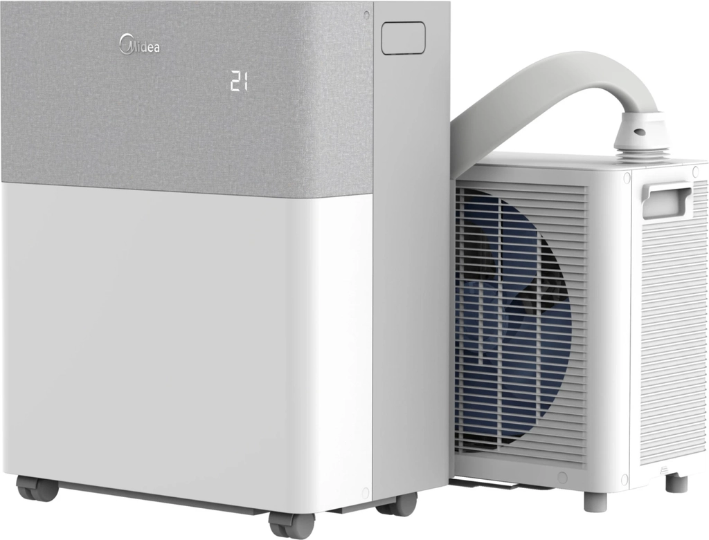 midea portasplit klimaanlæg, opvarmning & køling, 42 m²