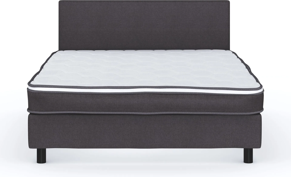 Basic Home Komplett Sängpaket 120x200 cm Grå Kontinentalsäng