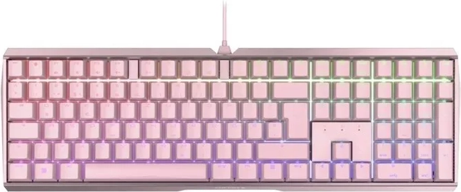 Cherry MX-Board 3.0 S - MX Red - Gaming Tangentbord - Nordisk - Rosa