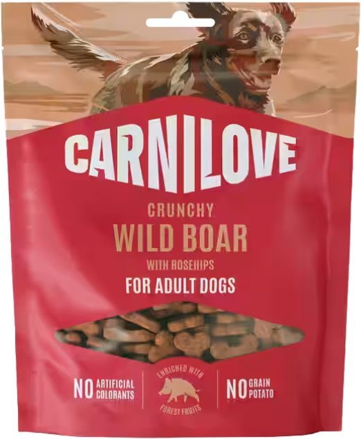 Carnilove Crunchy Snack, Wild Boar with Rosehips | 200g