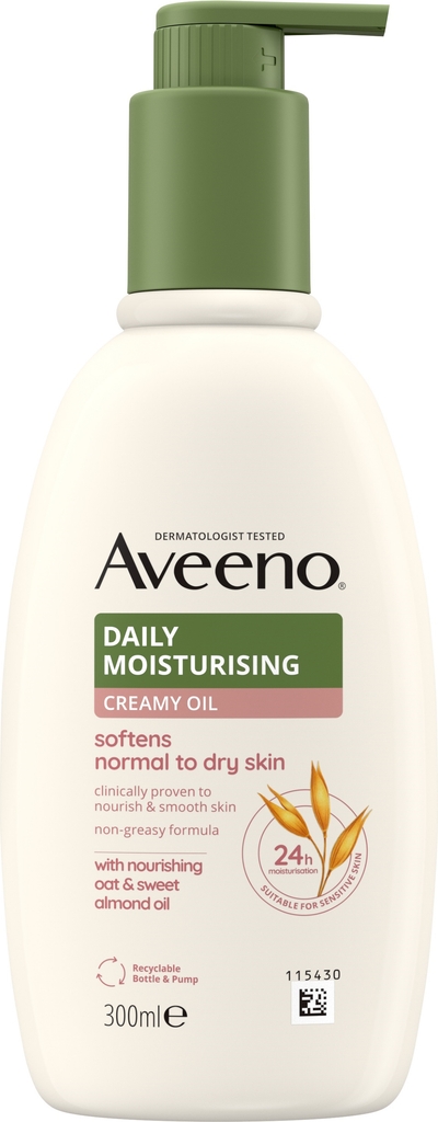 aveeno daily moisturising creamy oil 300 ml