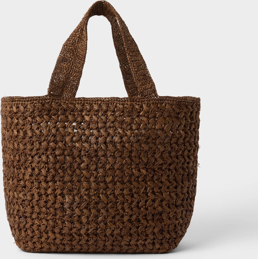 raffia small tote