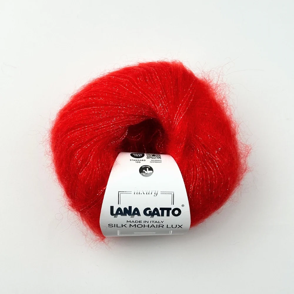 silk mohair lux - scarlet poppy - 6024