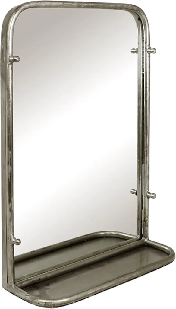 spegel karin m. hylla antik silver liten